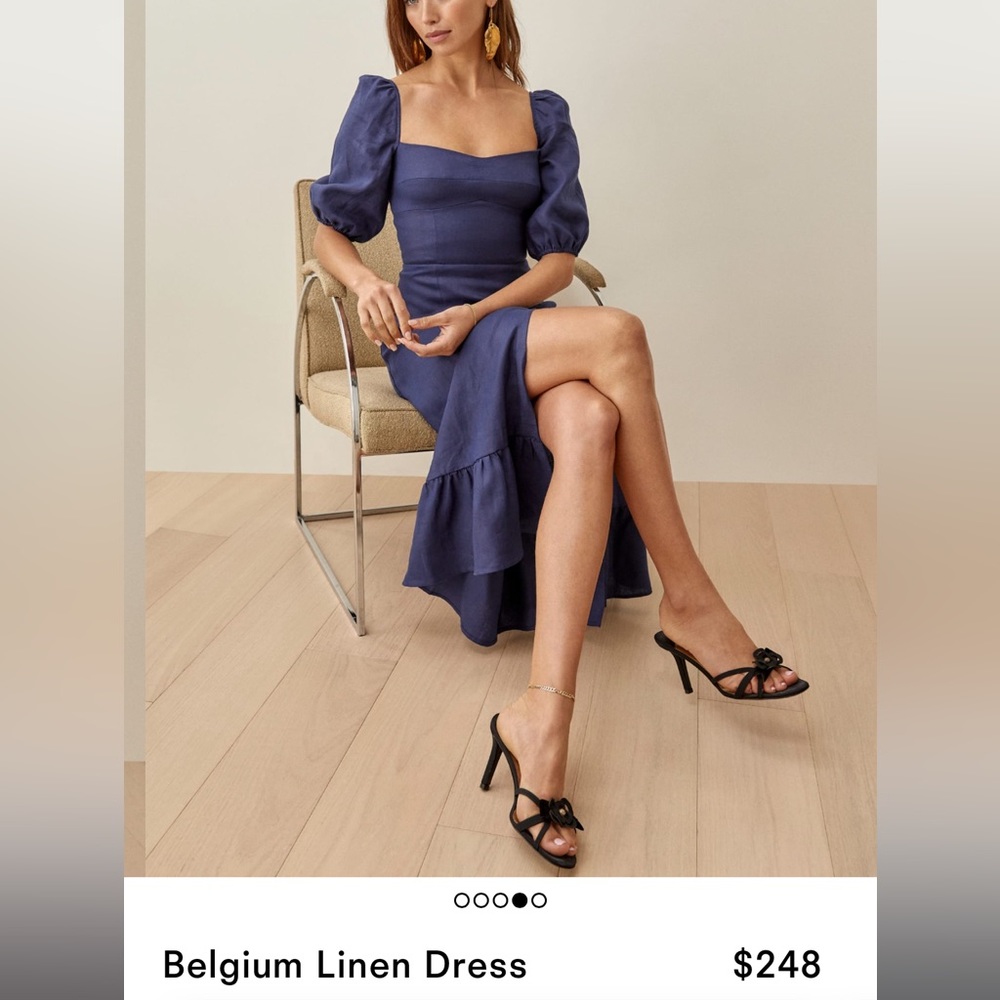Linen Reformation Dress